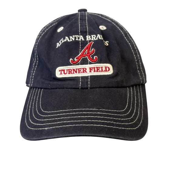 New Era Other - Atlanta Braves‎ Hat Cap Strap Back Mens One Size Turner Field MLB Baseball